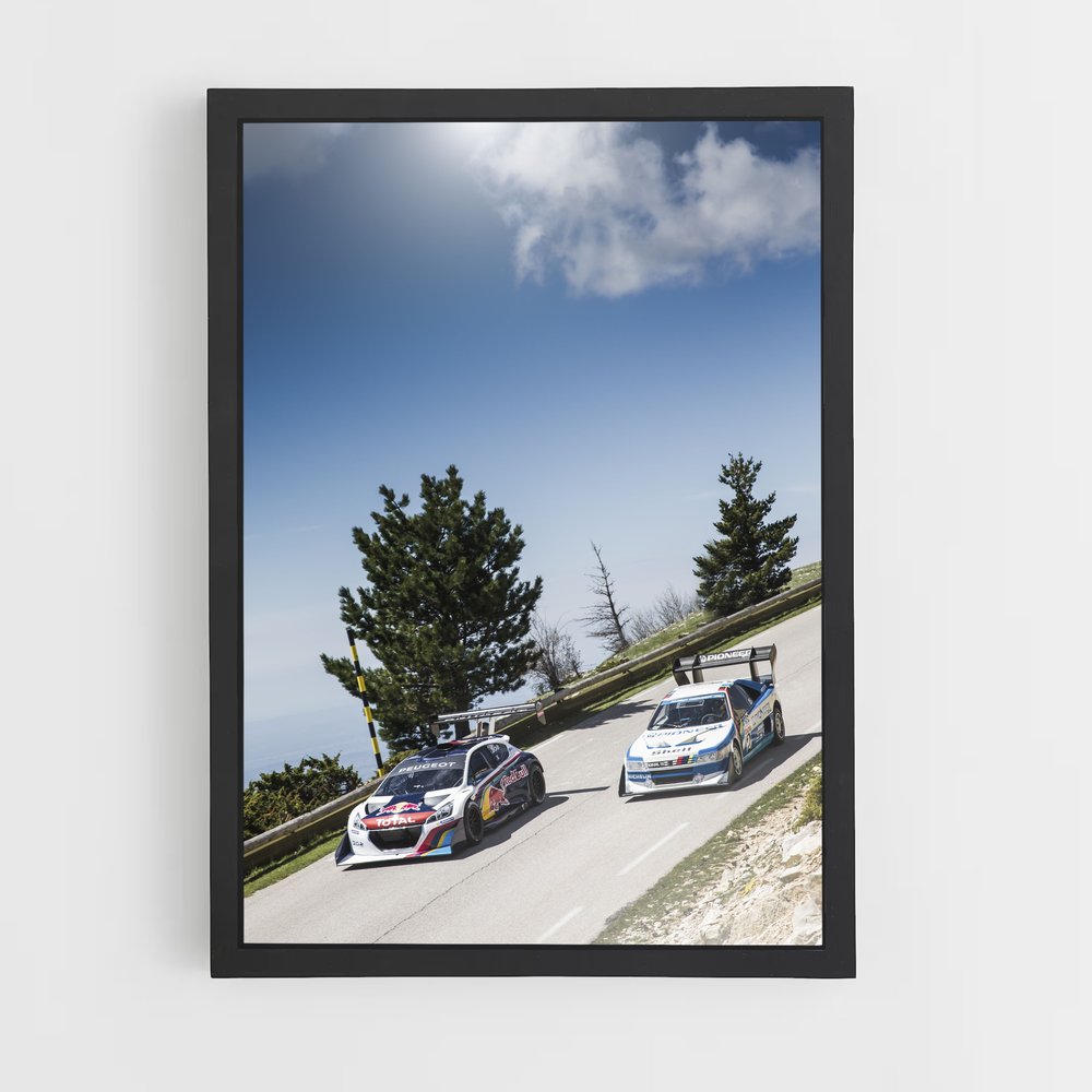 Poster Nuage Éthéré – affiche Peugeot (vue 2)